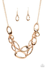 Load image into Gallery viewer, Game OVAL Necklace Gold