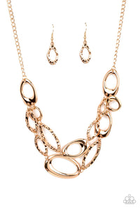 Game OVAL Necklace Gold