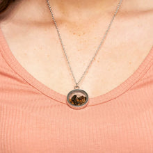 Load image into Gallery viewer, Gemstone Guru Necklace Brown/Clear