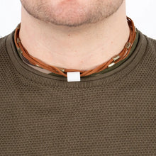 Load image into Gallery viewer, Elemental Elevation Urban Necklace Brown/Brass