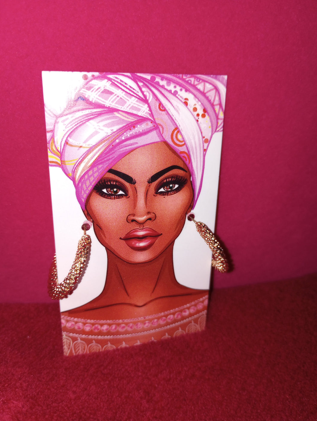 Pinpoint style Hoop Earrings Gold Plated