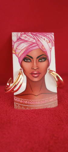 Stainless steel/Gold plated Hoop Earrings