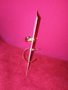 Teardrop style post earrings Gold Plated