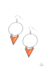 Load image into Gallery viewer, Sahara Shark Earrings Orange
