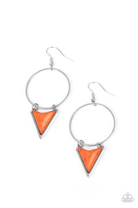 Sahara Shark Earrings Orange