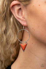 Load image into Gallery viewer, Sahara Shark Earrings Orange