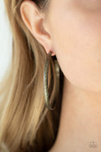 Load image into Gallery viewer, Rustic Radius Earrings Brass
