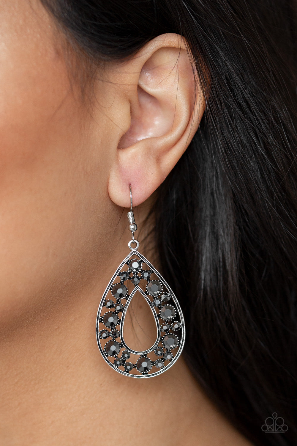 Midnight Magic Earrings Silver