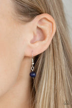 Load image into Gallery viewer, Teardrop Tranquility Necklace Dark Blue