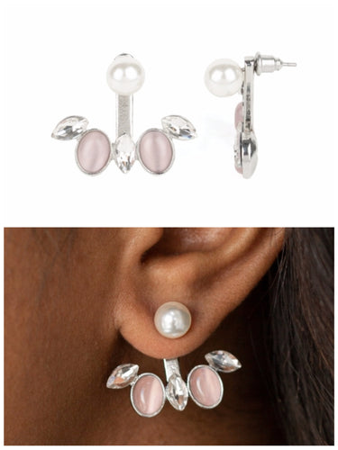 Modern Sophistication Earrings 3D Pink