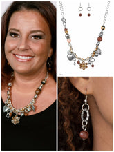Load image into Gallery viewer, Charmed I Am Sure Necklace Brown