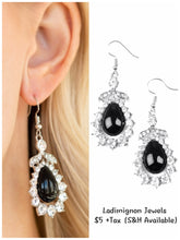 Load image into Gallery viewer, Award Winning Shimmer Earrings Black