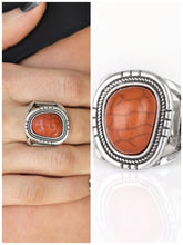 Load image into Gallery viewer, Out On The Range Ring Orange/Crackle