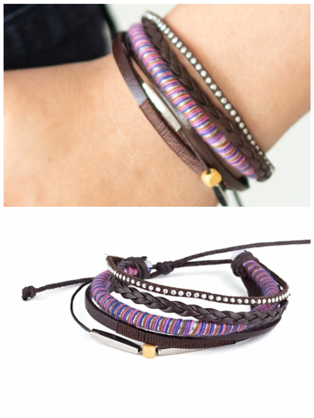 Wander-Struck Urban Bracelet Purple/Multi
