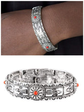 Load image into Gallery viewer, Southern Borders Bracelet Red or Black