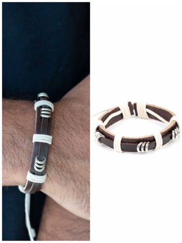 Rodeo Ringleader Urban Bracelet Brown/White