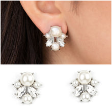 Load image into Gallery viewer, Royal Reverie Earrings White