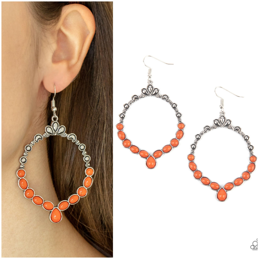 Thai Treasures Earrings Orange