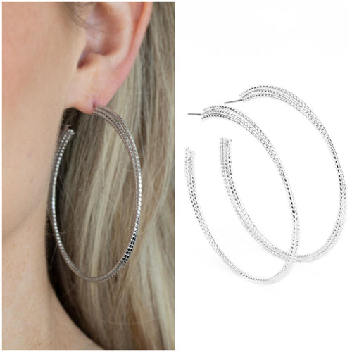Candescent Curves Earrings Silver