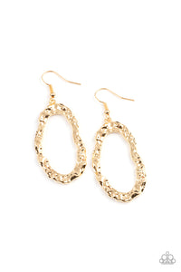 ARTIFACT Checker Earrings Gold