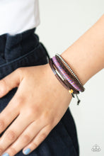 Load image into Gallery viewer, Wander-Struck Urban Bracelet Purple/Multi