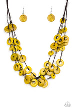 Load image into Gallery viewer, Wonderfully Walla Walla Lite-Wooden Necklace Yellow