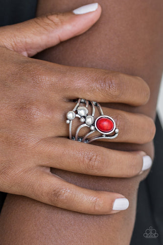 Radiant Reflection Ring Red