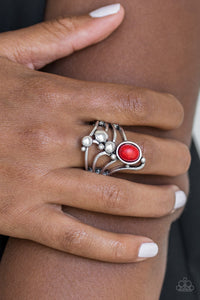 Radiant Reflection Ring Red