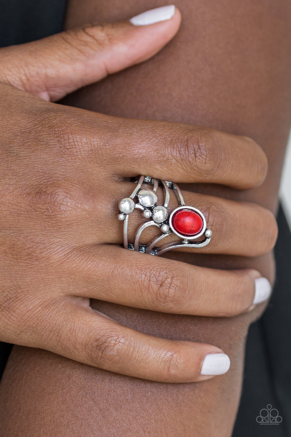 Radiant Reflection Ring Red