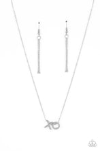 Load image into Gallery viewer, Hugs and Kisses Necklace Silver
