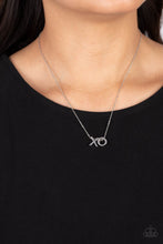 Load image into Gallery viewer, Hugs and Kisses Necklace Silver