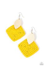 Load image into Gallery viewer, Sabbatical WEAVE Earrings Yellow
