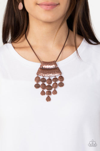 Totem Trek Necklace Copper
