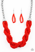 Load image into Gallery viewer, Savannah Surfin Necklace Red
