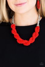 Load image into Gallery viewer, Savannah Surfin Necklace Red