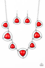 Load image into Gallery viewer, Make A Point Necklace Red