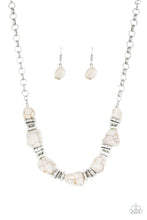 Load image into Gallery viewer, Stunningly Stone Age Necklace White Crackle