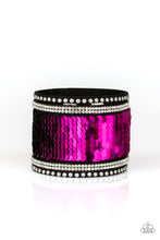 Load image into Gallery viewer, MERMAIDS Have More Fun Pink/Midnight Blk (1 bracelet 2 styles)