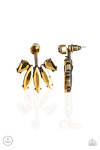 Load image into Gallery viewer, Stunningly Striking Earrings 3D Brass