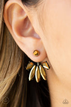 Load image into Gallery viewer, Stunningly Striking Earrings 3D Brass
