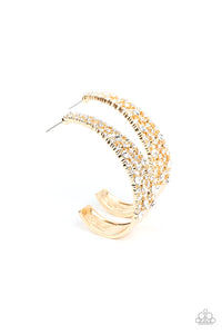 Cold As Ice Earrings Gold