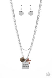 Masterpiece In Progress Necklace Silver/Brass/Copper