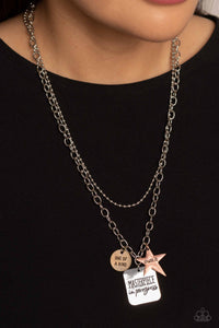 Masterpiece In Progress Necklace Silver/Brass/Copper