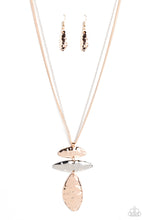Load image into Gallery viewer, Monochromatic Model Necklace Rose Gold/Silver/Multi