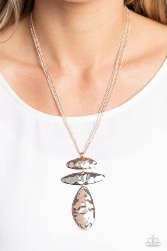 Monochromatic Model Necklace Rose Gold/Silver/Multi