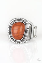 Load image into Gallery viewer, Out On The Range Ring Orange/Crackle