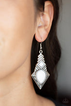 Load image into Gallery viewer, Stylishly Sonoran Earrings White
