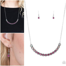 Load image into Gallery viewer, Throwing SHADES Necklace Blue Multi or Pink Multi