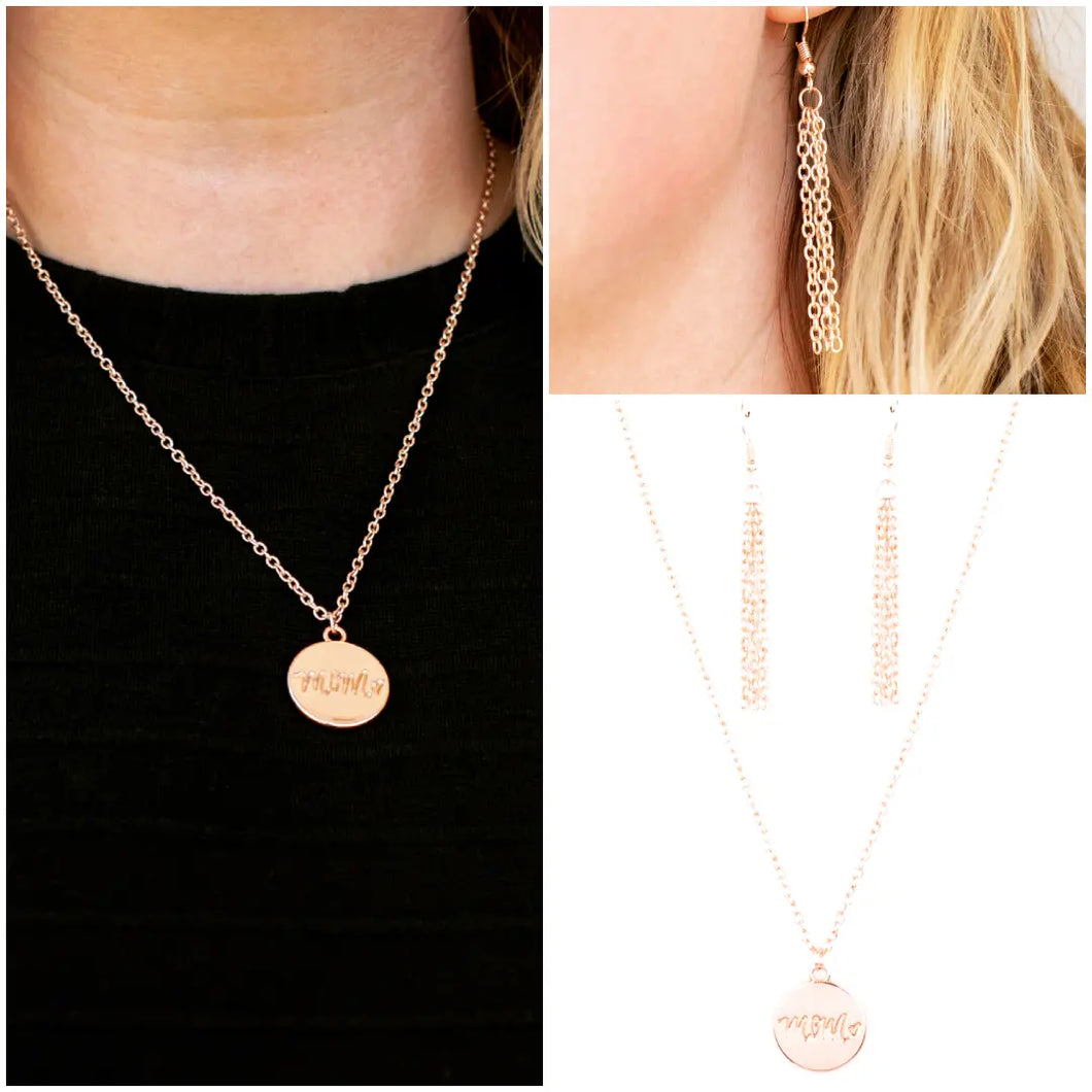 The Cool Mom Necklace Rose Gold