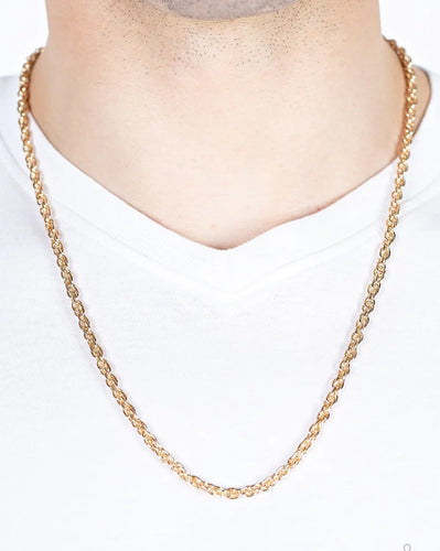 Industrial Interval Urban Necklace Gold